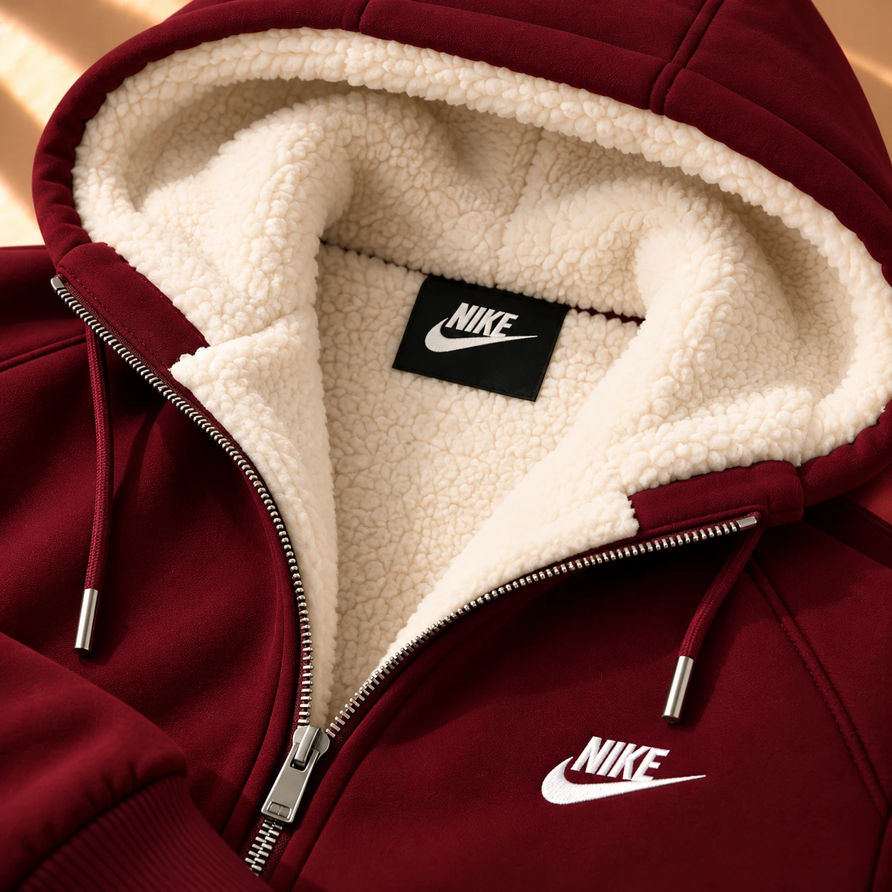 3-Piece Sherpa-Lined Hoodie & Puffer Vest Tracksuit Set