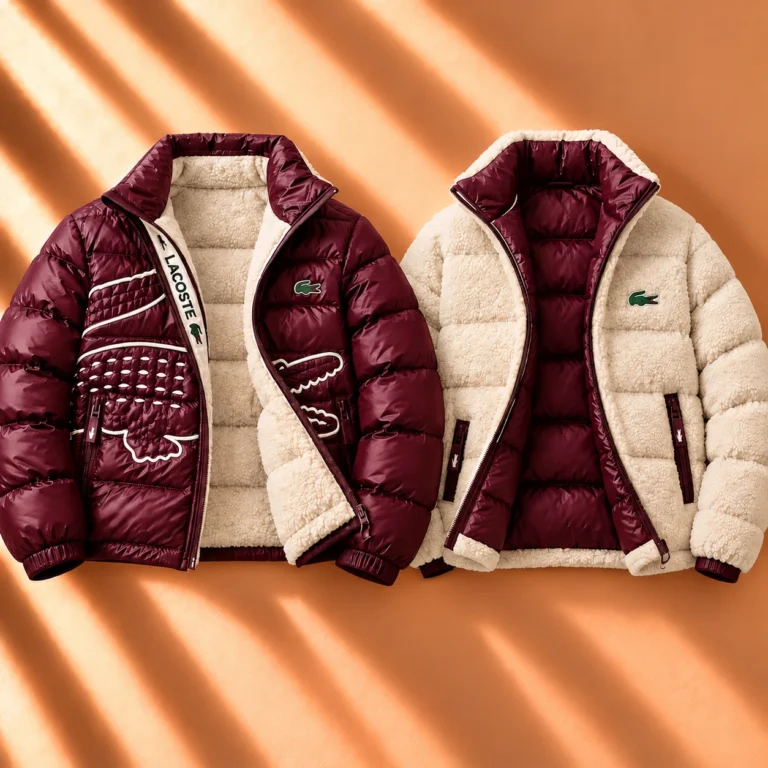 Premium Reversible Glossy Puffer & Sherpa Jacket