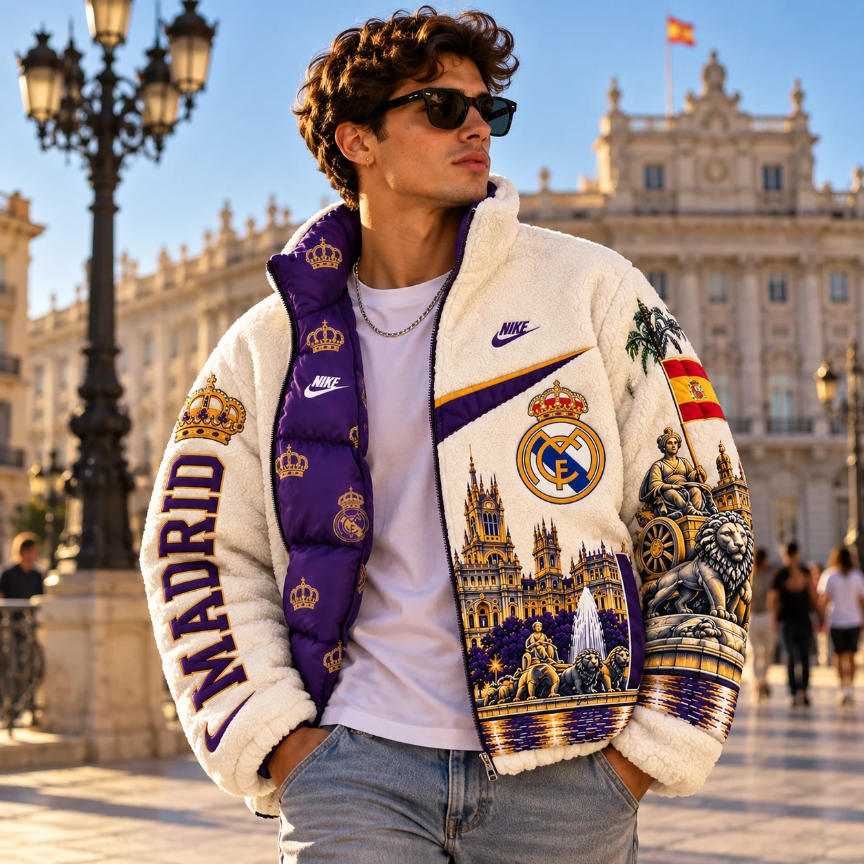 Premium Reversible World Heritage Sherpa & Puffer Jacket
